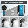 JOHO asta doccia in acciaio inox con soffione 70 cm, set Anteprima dell’immagine prodotto 4