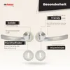 DOMINO Türgriff Drückergarnitur BB-Buntbart Set | Produktbild-Vorschau 7