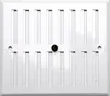 Grille d'aération aluminium laqué, L.19 x l.17 cm Voir les images du produit 1