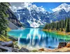 Kit per il Diamond Painting: Paesaggio montano con lago, Anteprima dell’immagine prodotto 1