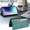 A smartphone case is displayed on a desk with a laptop and other office items in the background. Produktbild-Vorschau