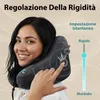 FLOWZOOM AIR Cuscino da viaggio gonfiabile con cappuccio, Anteprima dell’immagine prodotto 7