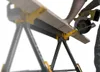A person is using a circular saw to cut a wooden beam supported by sawhorses. Anteprima dell’immagine prodotto