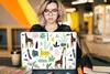 MuchoWow® Laptop Aufkleber Sticker Cover Dschungel - Muster Produktbild-Vorschau 5