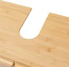 A close-up view of a wooden surface with a U-shaped cutout. Podgląd zdjęcia produktu