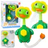 Badespielzeug Schildkröte mit Fischbrunnen, Duschsaugnäpfe Produktbild-Vorschau 1