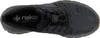 Top-down view of a black sneaker. Voir les images du produit