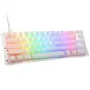 Ducky One 3 Aura White Mini Gaming Tastatur, RGB LED Podgląd zdjęcia produktu 4