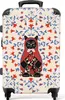 NoBoringSuitcases.com® Großer Koffer - Vintage - Katze - Produktbild-Vorschau 1