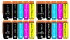 A collage of printer ink cartridges. Produktbild-Vorschau