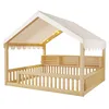 Cama infantil de 140x200 cm que se puede utilizar como cama Vista previa de la imagen del producto 16