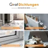 Schlauchdichtung für Kömmerling Kunststofffenster - Schwarz Produktbild-Vorschau 4