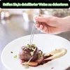 6 Stück Pralinenbesteck Gabelset,Dekorierlöffel Edelstahl Produktbild-Vorschau 6