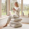 Puf giratorio de 360° para sillón, tapizado en tejido Vista previa de la imagen del producto 8