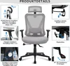Yaheetech Bürostuhl Ergonomisch, Schreibtischstuhl mit Produktbild-Vorschau 8