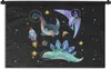 MuchoWow® Wandteppich Wandbehang Sterne - Dinosaurier - Produktbild-Vorschau 1