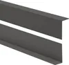 Two dark gray L-shaped profiles are shown against a white background. Produktbild-Vorschau