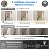 LED Spiegelschrank 60x70 cm mit Rasier-Steckdose Drei Produktbild-Vorschau 5