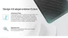 Marketing image with text describing product features, accompanied by a close-up of the product's textured surface. Produktbild-Vorschau