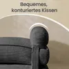 VASAGLE Faltbarer Schlafsessel aus Cord und Schaumstoff, Produktbild-Vorschau 13