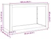 vidaXL Brennholzregal 100x40x60 cm Wetterfester Stahl Produktbild-Vorschau 7