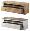 Lowboard TV-Unterschrank 154cm bartex eiche mit Schubladen Produktbild-Vorschau 3