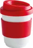 KAHLA Becher 0,27 l + Trinkdeckel + Banderole fillit cherry Produktbild-Vorschau 1