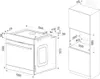 Amica EBPX 945 600 SM, Groß, Elektrischer Ofen, 77 l, Produktbild-Vorschau 3
