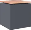 vidaXL Gartenbank Anthrazit 40 x 40 x 43 cm Produktbild-Vorschau 1