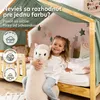 Nebesá na domčekovú posteľ 135x320 cm eukalyptové so zlatou Náhľad obrázku produktu 5