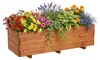 IvoQ Pflanzkasten aus Holz – 120x40x32 cm – Massives Holz – Produktbild-Vorschau 1