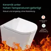Mai & Mai Hänge-WC Weiß mit Softclose Sitz  | Wand WC aus Produktbild-Vorschau 2