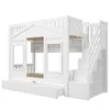 Letto a castello 90x200 cm con 2 cassetti, lettino a Anteprima dell’immagine prodotto 6