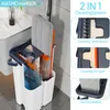 Wischmops,Wischmopp Set, XL-Flachmopp, Eimer Bodenwischer Produktbild-Vorschau 2