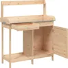vidaXL Plantentafel met kast, 110,5 x 45 x 124,5 cm, Productafbeelding-voorbeeld 6