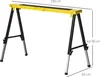 Homcom HOMCOM Pílový kôň sada 2 ks skladací pracovný stôl Náhľad obrázku produktu 3