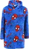 Marvel Spiderman Kinder Fleece Bademantel – Hellblau / Produktbild-Vorschau 1