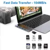 MMOBIEL USB C Hub 8 in 1 für MacBook Pro -Air Dual Typ C Produktbild-Vorschau 3