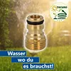 tecuro Geräteanschlussstück mit Steckkupplung und 1/2 Produktbild-Vorschau 3