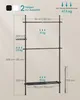 SONGMICS Kleiderständer deckenhoch, 3-stufige Garderobe, Produktbild-Vorschau 5