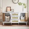 Flieks Sideboard, Anrichte mit 3 Schubladen aus Rattan, Produktbild-Vorschau 2