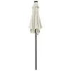 vidaXL Parasol avec éclairage LED blanc sable 200x211 cm Voir les images du produit 2