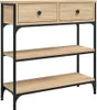vidaXL Table console chêne Sonoma 72,5x25x75 cm bois Voir les images du produit 2