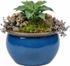 Bac à plantes Pot de fleurs « Bavaria » 33 cm bleu royal Voir les images du produit 1