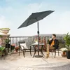 SONGMICS Sonnenschirm Ø210 cm UPF 50+ beidseitig um 30° Produktbild-Vorschau 9