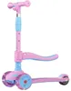 3-in-1 Kinderroller mit Sitz, LED-Rädern & verstellbarem Produktbild-Vorschau 3