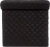 Bella Black 31x31 cm puf s úložným prostorem Náhled obrázku produktu 4