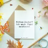 Mr. & Mrs. Panda babykarte Spruch Flöte Zauber - Weiß - Produktbild-Vorschau 3