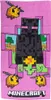 Minecraft lila Badetuch 70x140cm Produktbild-Vorschau 1
