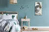Leinwand Uhr Küche Wohnzimmer Bild 30x60 Zeichnung Tier Produktbild-Vorschau 4